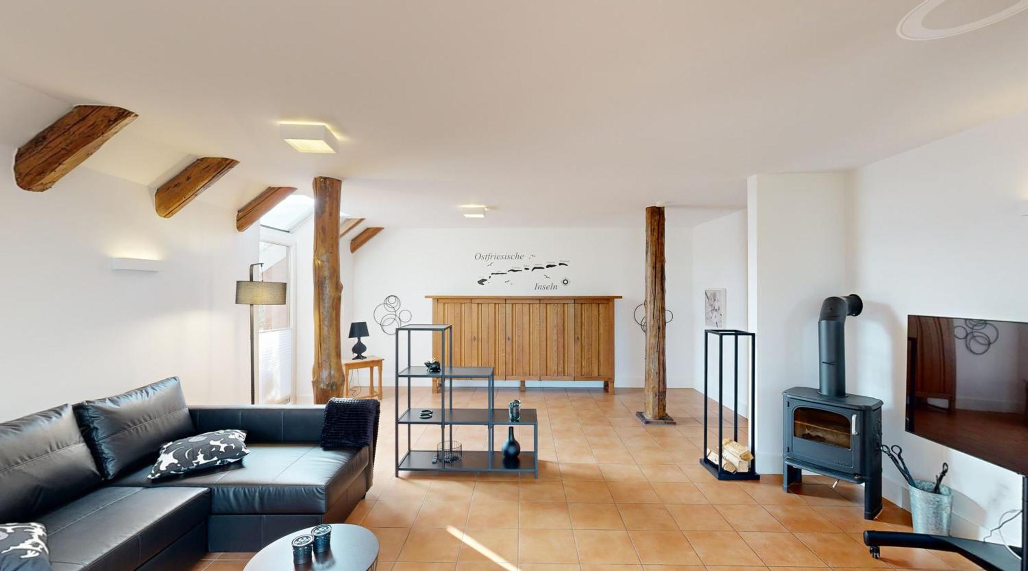 Appartement Gulfhof-Ferien Briese à Großheide Extérieur photo